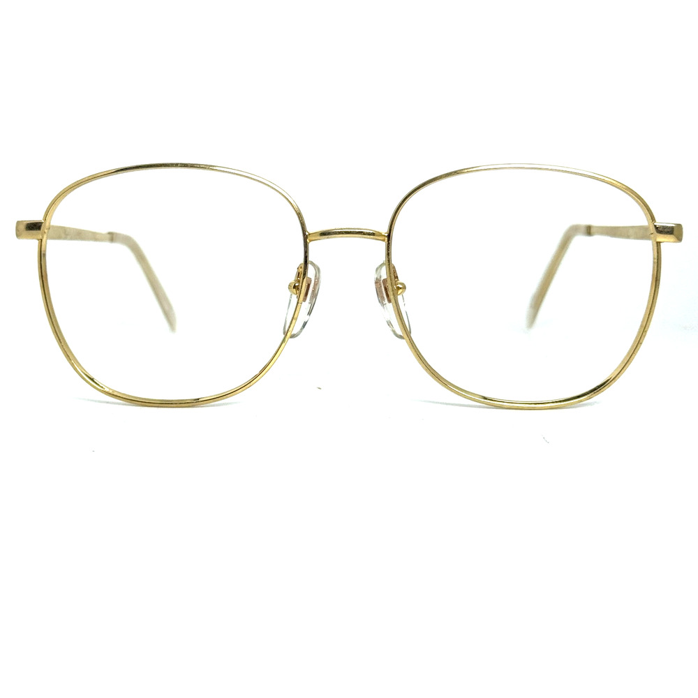 American Optics AOSafety Z87 Gold Round Eyeglasses‎ Frames 51-19 140 H17728
